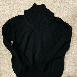 Black Turtleneck Sweater
